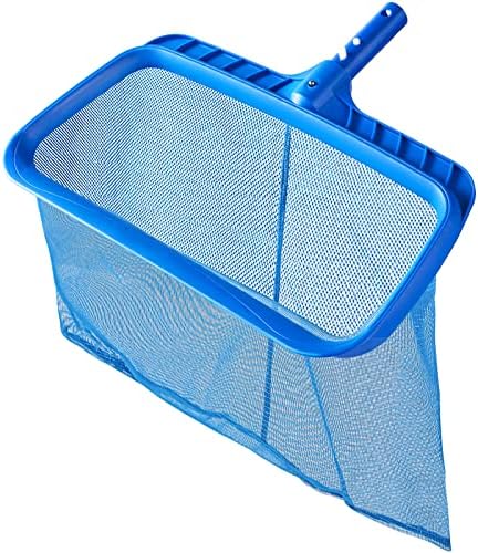 Pool Skimmer - Pool Skimmer Net without Pole, Swimming Pool Leaf Skimmer Net with Reinforced Frame, Larger Capacity Pool Nets for Cleaning, Durable Deep Rake Net Easy Scoop Edge,Debris Pickup Removal