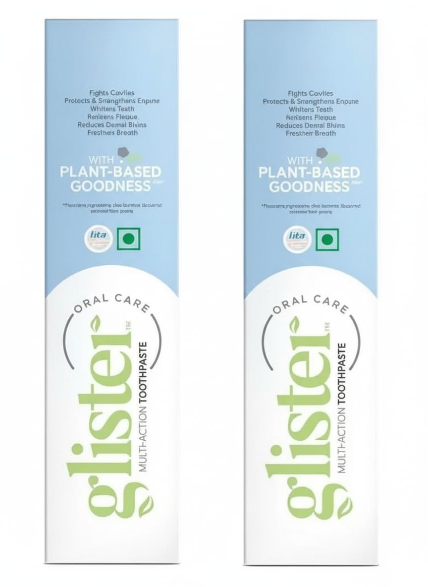 Amway Glister Toothpaste,Prevents Bad Breath,Pack Of 2