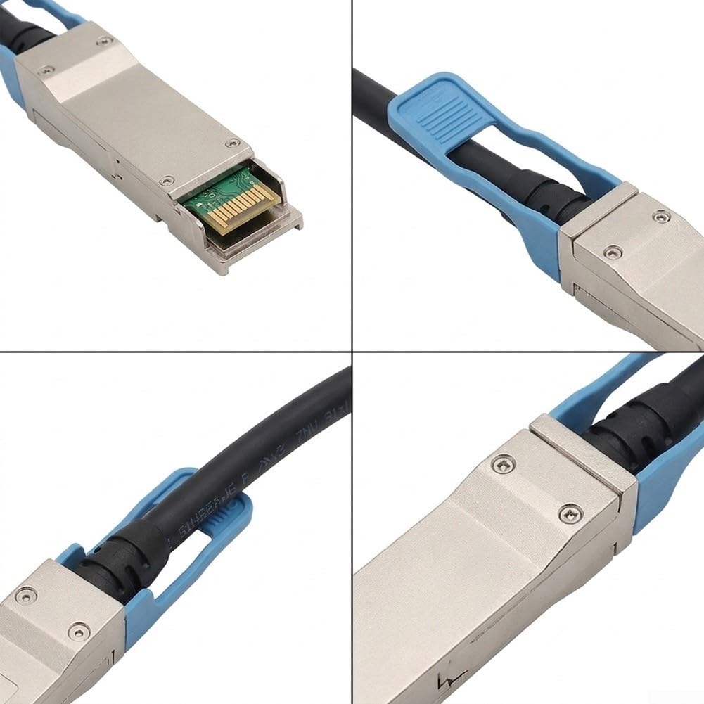 In lega di zinco QSFP28 per uso di potere basso del cavo 100G in lega di