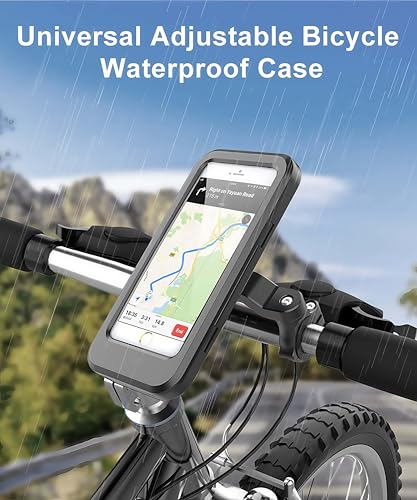 Support de téléphone pour vélo protégeant de la pluie - 3