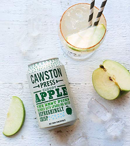 Cawston Press Sparkling Cloudy Apple Juice, 11.15 Ounce Cans (Pack Of 24) #TOP5
