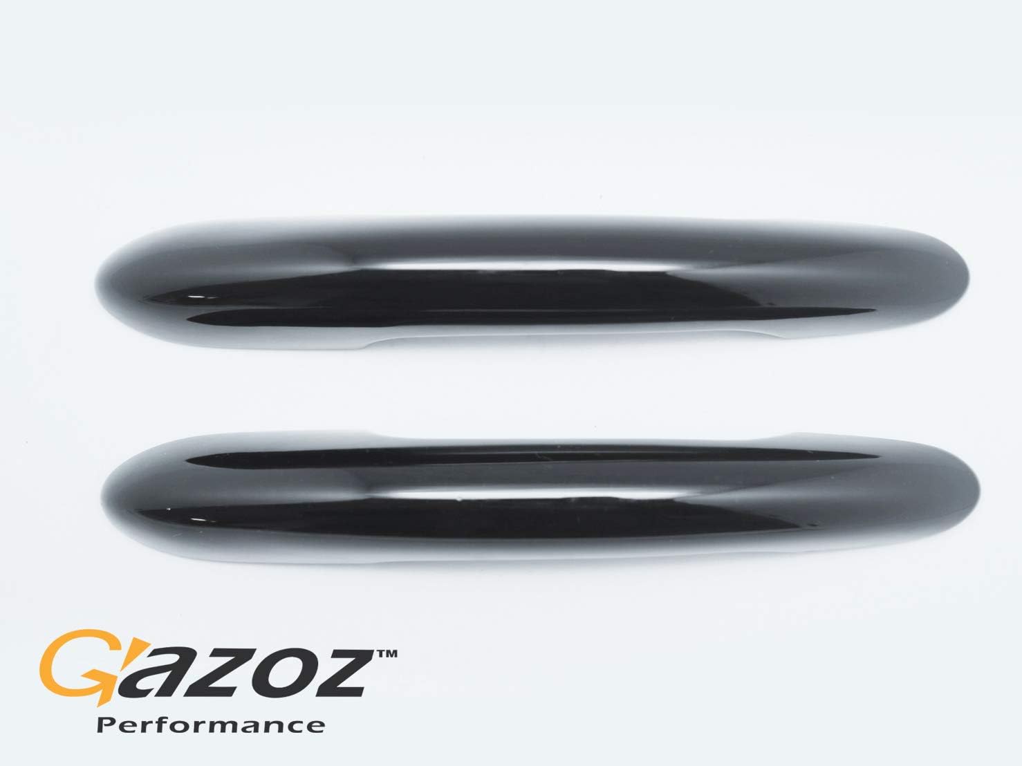 (2 Black Glossy Door Handle Cover Without Keyless Compatible with Mini F54 F55 F56 F58 F59 Mk3