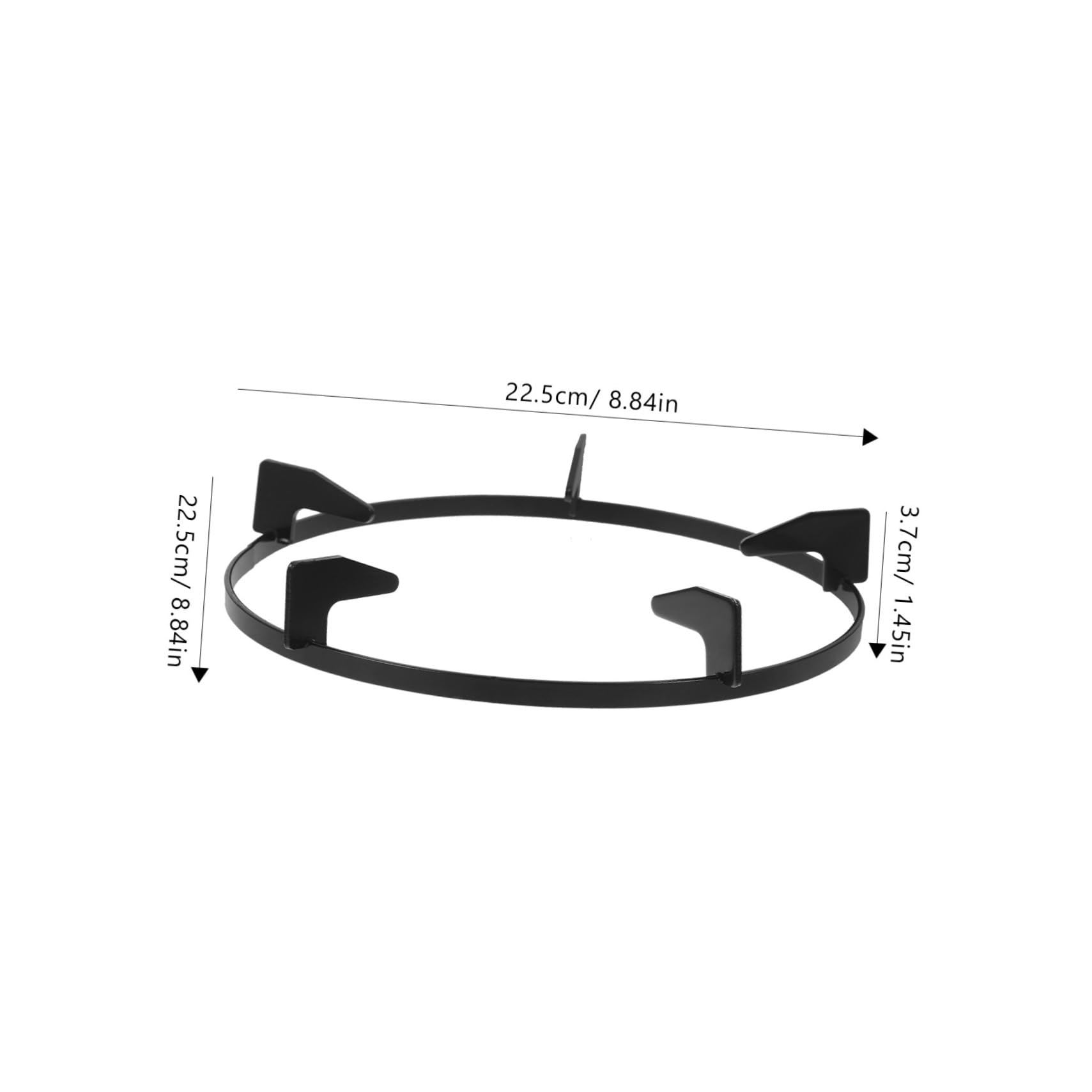 OFFSCH 2PCS Gas Stove Rack Skid Multi Purpose Holder for Home Kitchen Restaurant Cooking Premium Quality Round Iron Design Easy to Install Stable Use