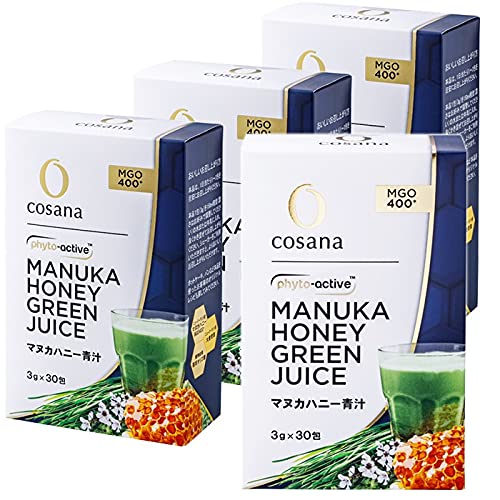 コサナ ニュージーランド産マヌカハニーMGO400+・大麦若葉配合 マヌカハニー青汁 3g 30包 4個セット（Amazon）