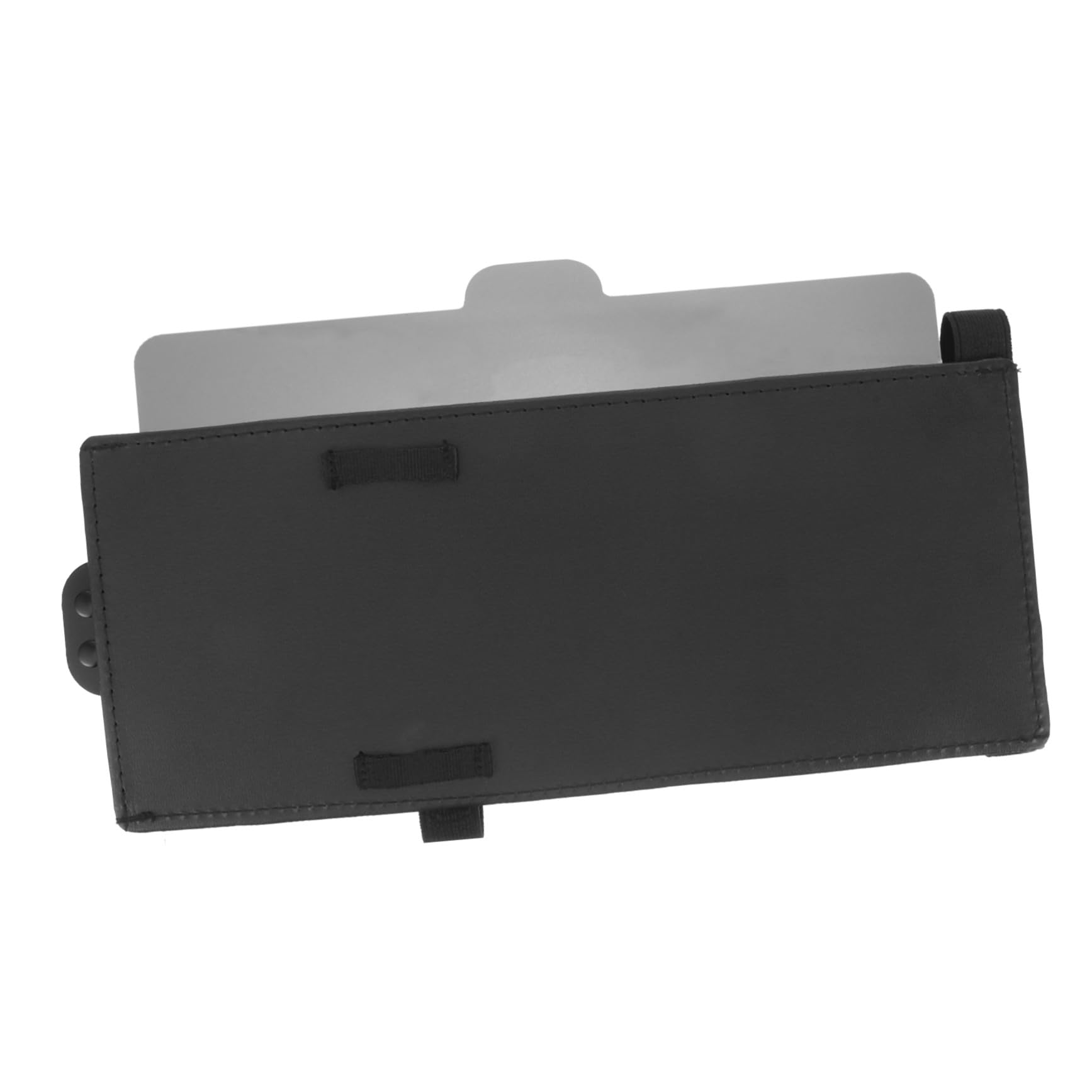 Extensor de visera retráctil YARNOW para coche en cuero PU y PC de color negro 8