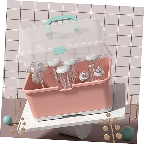 Caja de almacenamiento para biberones PRETYZOOM con escurridor para cocina 7