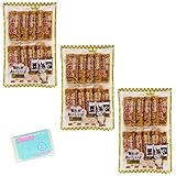 Ｍｏｎｏｌｏｇ Sｔｙｌｅ 中山製菓 豆板 10枚 ×3袋セット ★スラスラ本舗オリジナルポケットティッシュ付き★ 中山の豆板