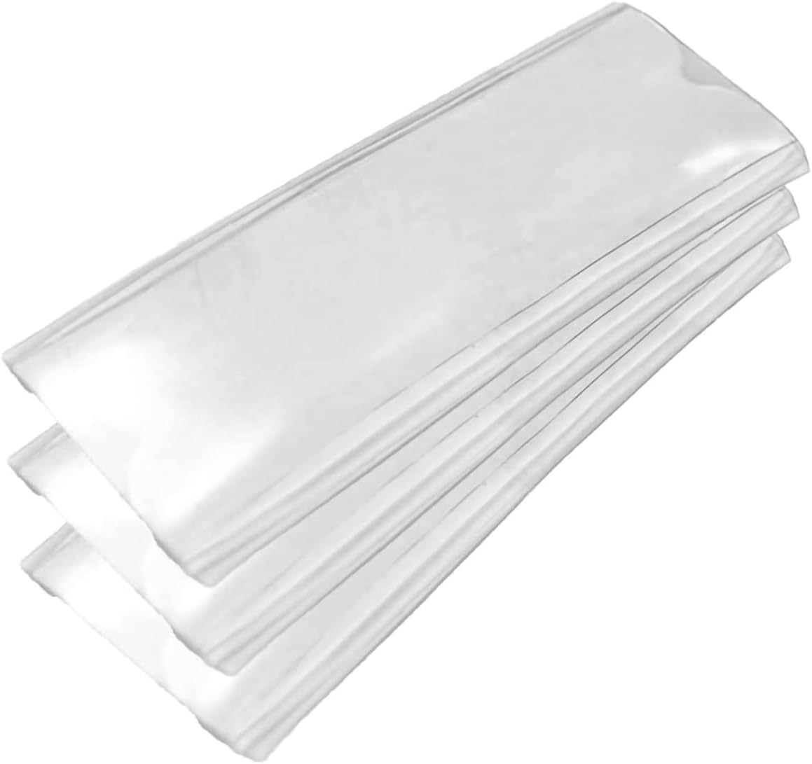 SmartSign Clear Label Protectors - 4 x 4 inch, 10-Pack, Pre-Cut Sticker Protectors, Superior Mark 32 mil Double-Coated PVC Plastic, Rubber Adhesive, Beveled Edges, for Barcodes/Floors/Equipment