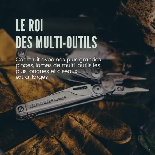 Leatherman Surge Multitool pince multifonction robuste avec étui premium pour le bricolage