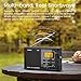 Radio Portátil Pequeña de Bolsillo Digital, PRUNUS J-116 Transistor Am FM SW...