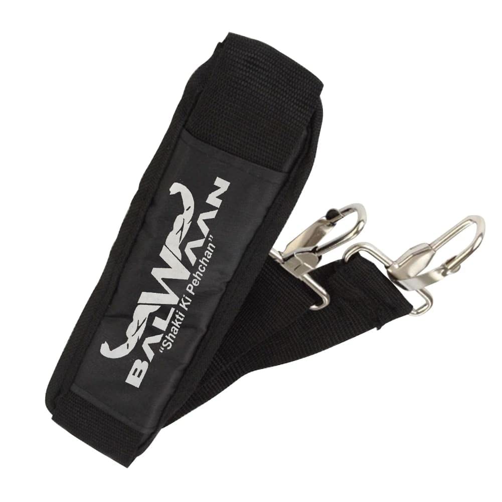 Balwaan Krishi Shoulder Belt for Brush Cutter/Adjustable Strap/Padded Belt with Hook/Suitable for All Types of Side Pack Crop Cutter/Grass Trimmer