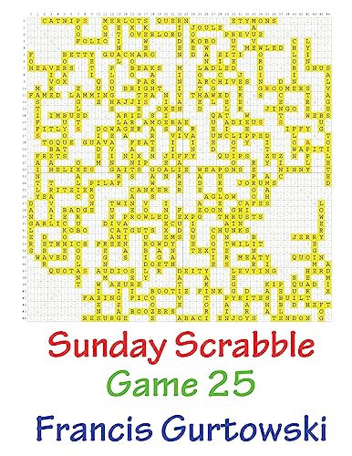 Sunday Scrabble Game 25
