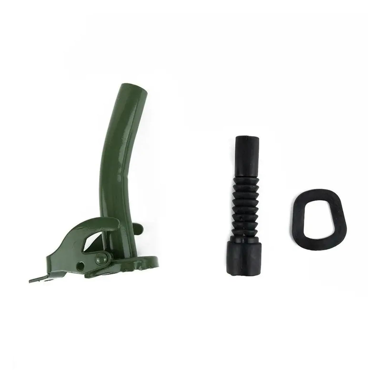 Metal Jerry Can Spout Flexible Fuel Filler Nozzle for 5/10/20L Jerry Cans, Metal Rubber Pouring Spout with Sealing Gasket, Oil Barrel Pourer