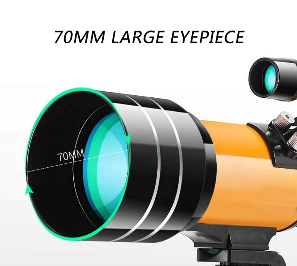 Teleskop/teleskop astronomiczny, monokular refleksyjny, 45 stopni; Stopień wyprostowany optyczny HD profesjonalny teleskop do obserwacji gwiazd dla dzieci i studentów ze statywem do 360 stopni;