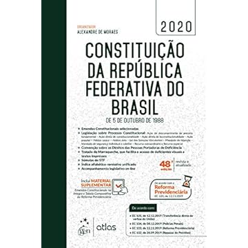 Capa do livro Constituição da República Federativa do Brasil - De 5 de Outubro de 1988