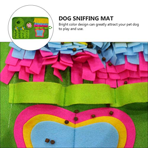 VILLCASE Esteira de Snuffle de Animais de Estimação para Cães Nosework Manta Jogo Interativo de Alim
