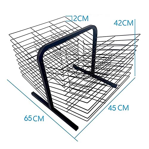Omoons Drying Racks,Art Drying Rack, Art Studio School Studio Easel Oiling Board, Drying And Display Of A3, 8K Paper Works, Floor-Standing Easel/20 Floors #TOP1
