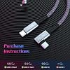 Replacement Link Cable for Quest 2 Cord Compatible with Meta/Oculus Quest 3S/Quest 3/Quest 2/Pro/Pico 4 Accessories, Nylon Braided USB Data Transfer Type C Cable for PC Steam VR Headset 16FT