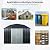 TREATLIFE HOME Durable Metal Storage Shed with Arch Roof, Lockable Double Doors for Outdoor Storage, 10 ft x 12 ft, Black