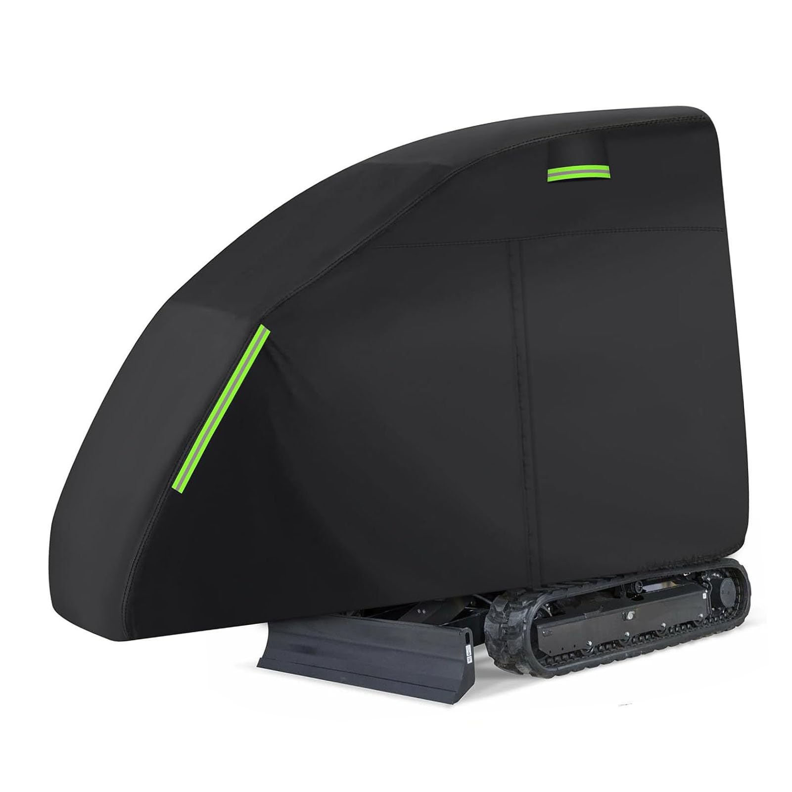 Housse de protection etérieure noire robuste en tissu Oford imperméable pour mini-pelle E20/210D (1 760–3 530 lb), fermeture éclair sécurisée