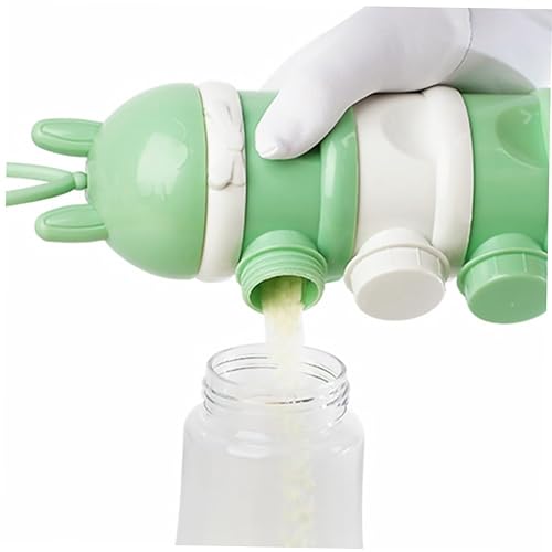 Miniatura 9 de Caja portátil de leche en polvo, mini contenedor de almacenamiento de alimentos para viaje, material de PP, dispensador de fórmula a prueba de