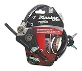 Master Lock 8428DPS Python Adjustable Locking Cable, 6-Foot