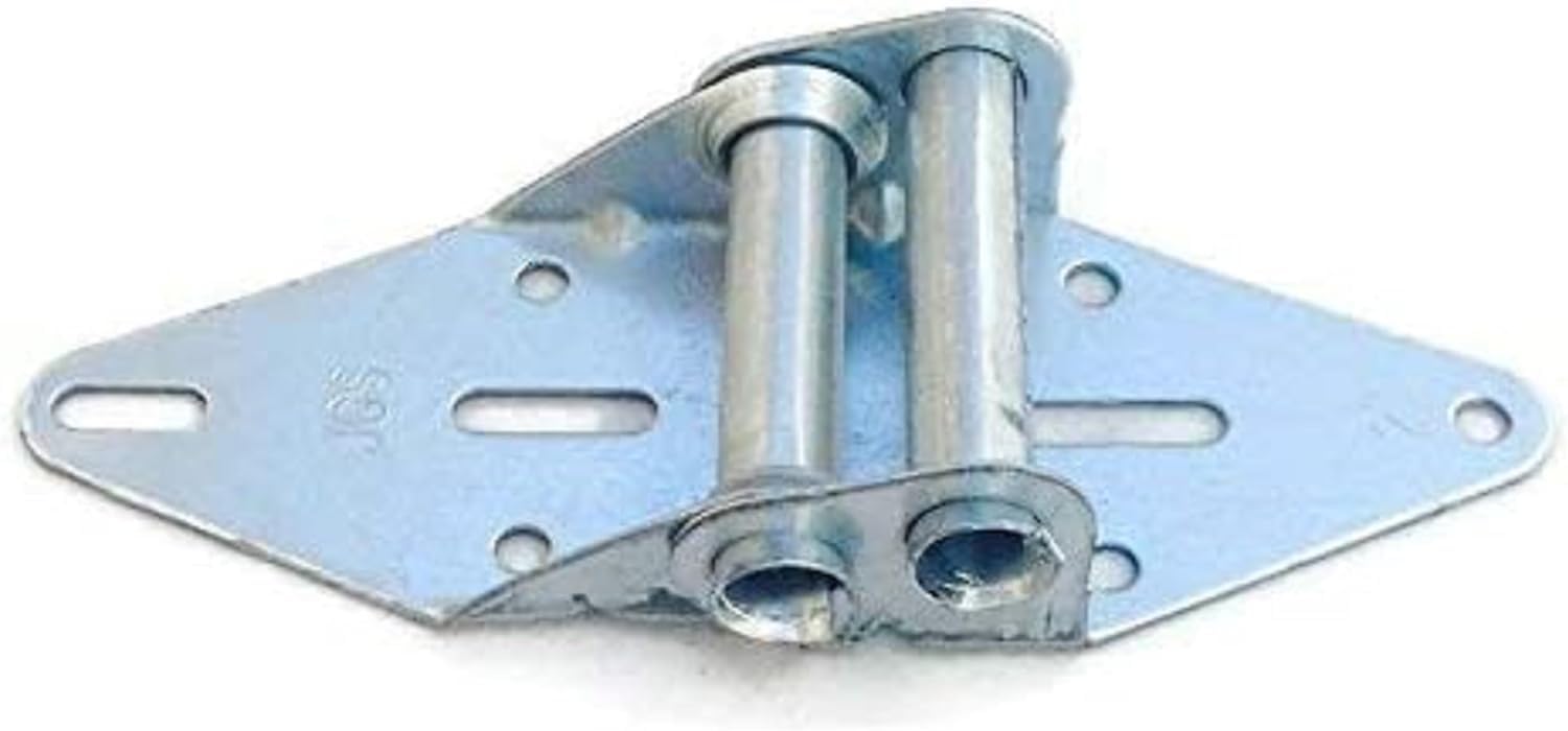 Easy Fix Hardware Garage Door Hinge Replacement Garage Repair -14 Gauge Steel with Galvanized Finish - Residential/Light Commercial Garage Door Replacement | Heavy Duty Hinges | Hinge #2 (Set of 4)