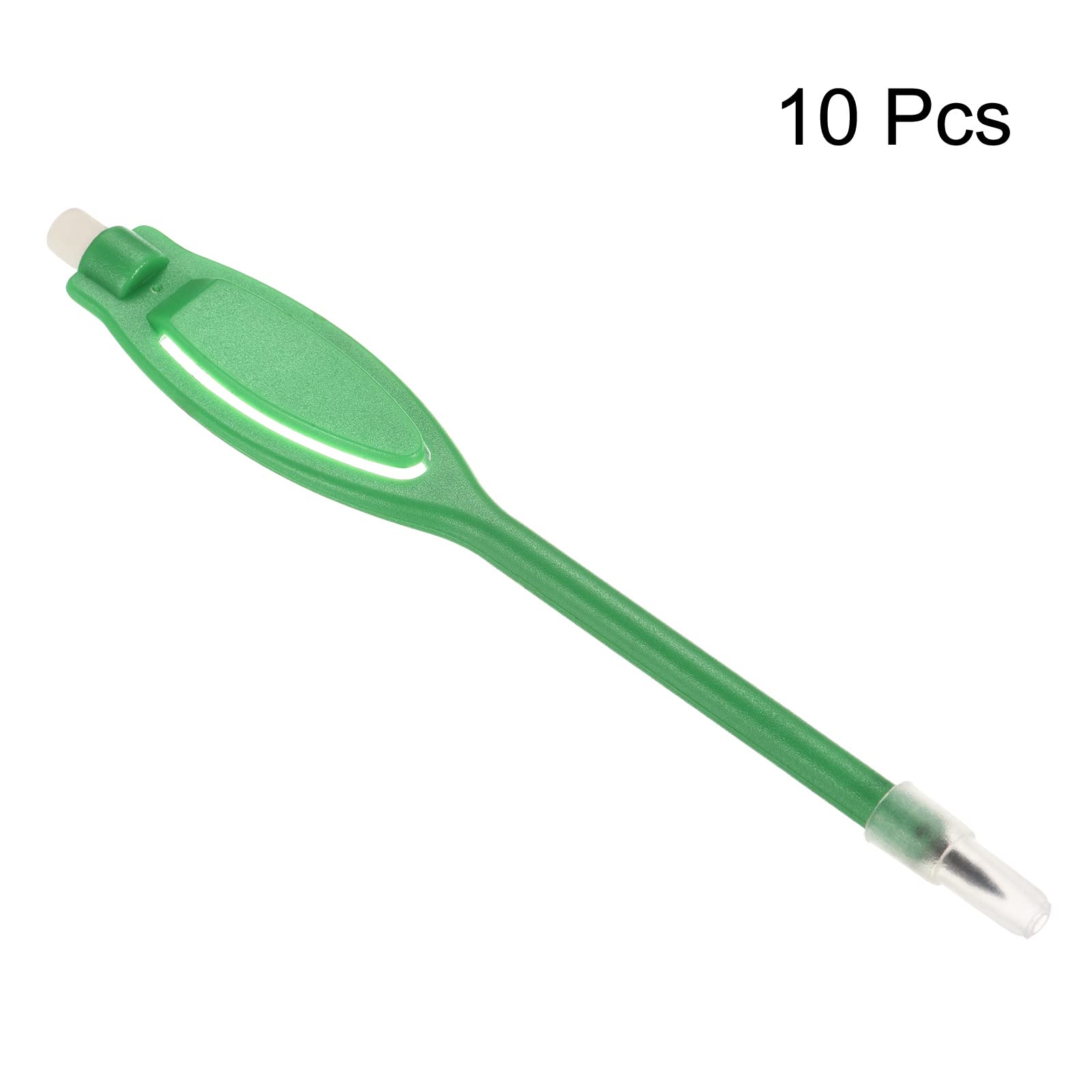 PATIKIL Golf Scoring Pencils with Eraser, 10 Pack Rectangle Clip Plastic 2H Marker Pens for Sport Games Meeting Green - Image 3