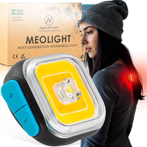 MEOLIGHT 500 Lumen Light for Running, Dogs, Walking - Wearable Flashlight Chest LED Safety Light for...