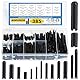 AIMUNOK 385PCS Roll Pin Set - 26 Größen Spring Dowel Tension Roll Pins - 1/8 1/4 3/8 1/16 5/64 3/32 5/16 5/32 5/16 Split Expansion Pin Assortment Kit für Home Improvement Automotive Repair