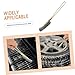NAMOARLY Heavy Duty Rust Removal Brush Compact Metal Cleaning Brush with Handle for Efficient Rust Dirt Paint Scrubbing for Home Vehicle Industrial Use