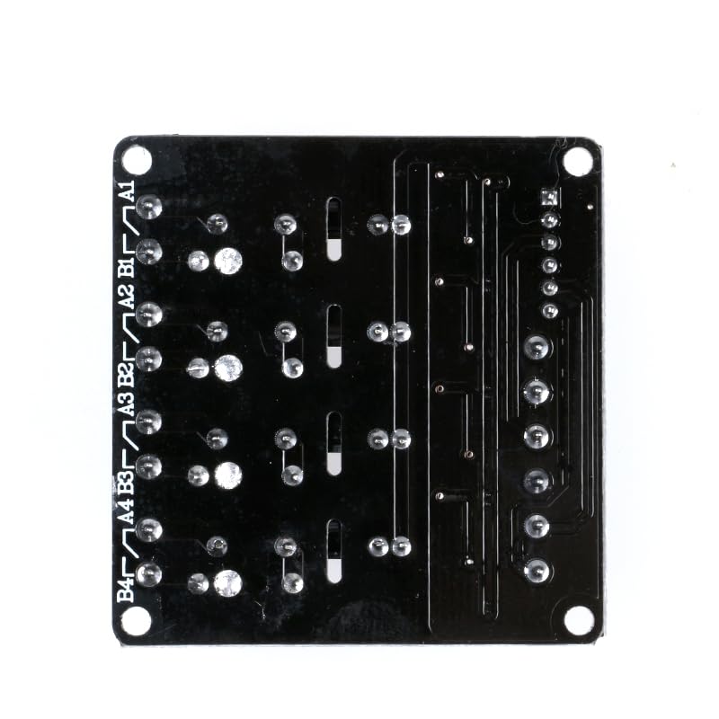 2Pcs 5V 2A Solid State Relay Module 4 Channel Low Level Trigger 250V2A SSR Durable DIY AC DC Solid State Relay Board for Arduino