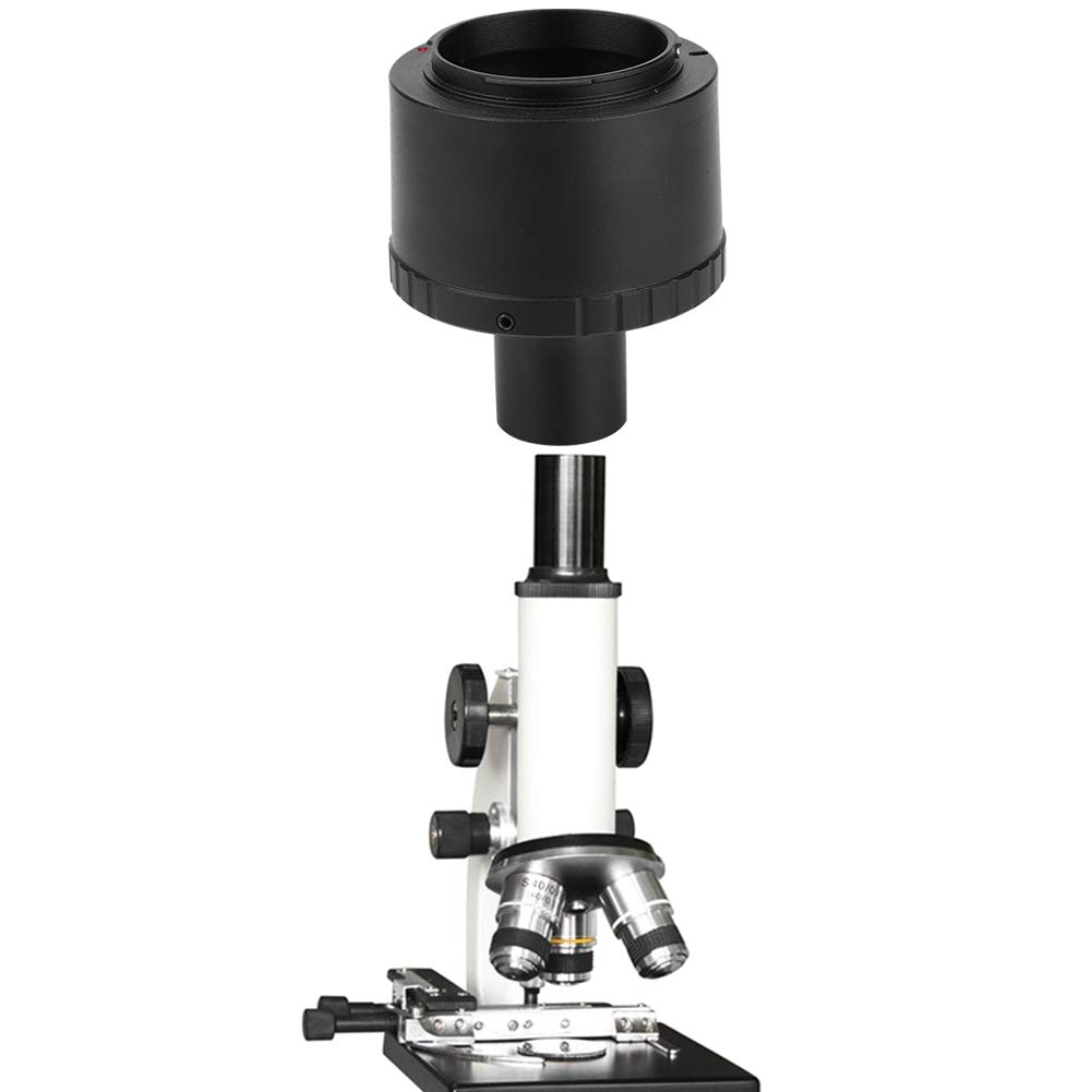 Mikroskop 23.2mm, Metalowy pierścień Pośredniczący T2 FX do 23.2mm T Mocowanie Obiektywu Mikroskopu Okular do Rury Przedłużającej do Aparatu Fuji FX