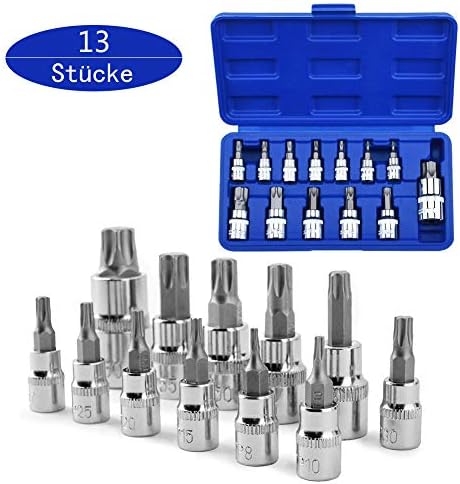Torx Bit Sets, 13pcs Torx Bit Sets, Torx Bit Sets T50,Torx Bit Sets T8-T70 Torx Bit Sets 1/2", Torx Bit Sets 3/8",Torx Bit Sets 1/4"