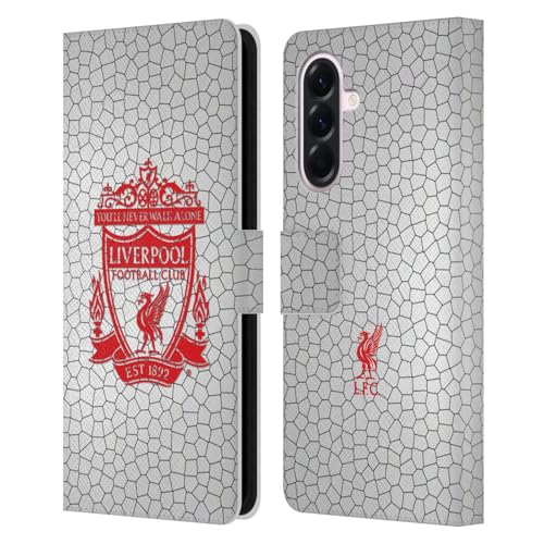 Étui Liverpool FC Samsung A56 5G contre les rayures - Portefeuille cuir Blanc Pixel 2 robuste