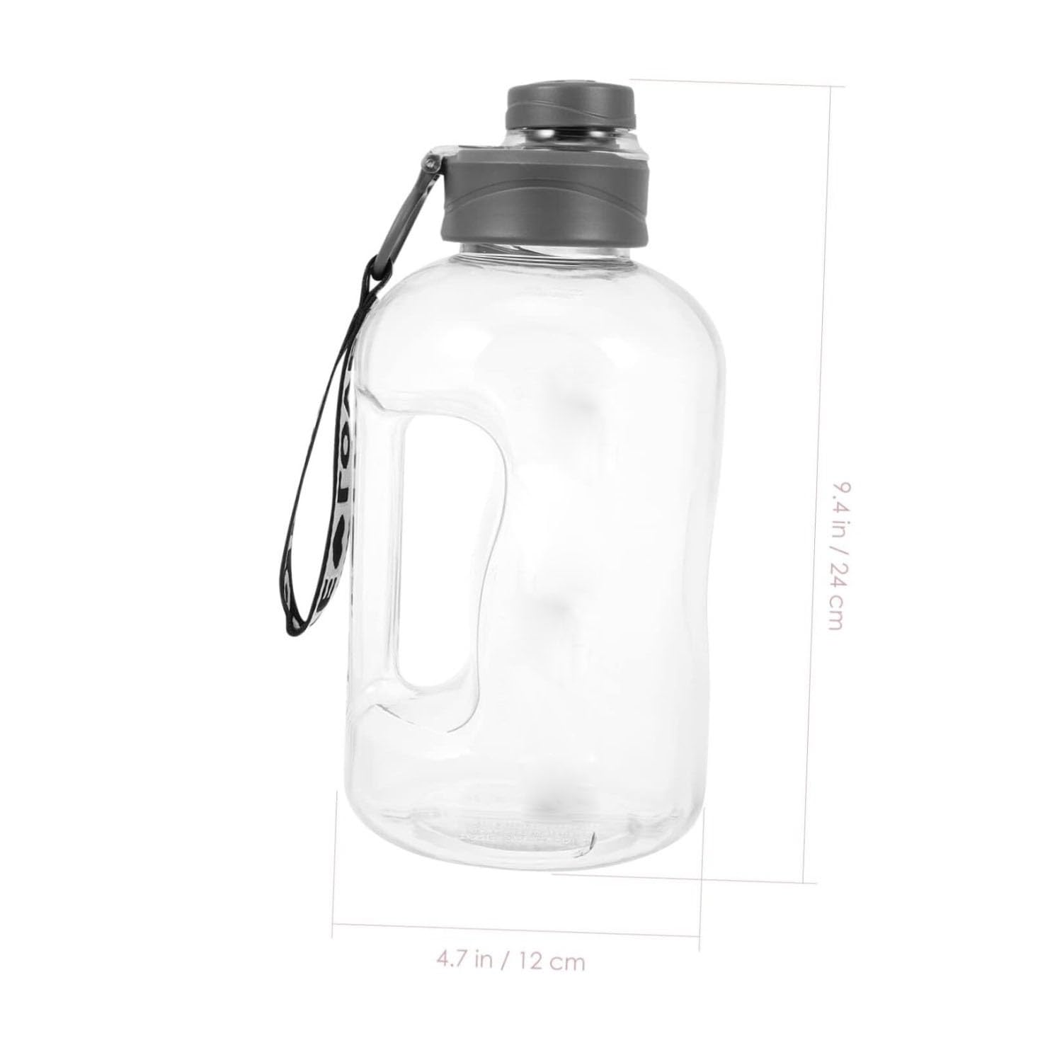 Bouteille d'eau Bouteille d'eau de Sport Conteneur d'eau Bouteille d'eau de Camping Bouteille d'eau de vélo Bouteille d'eau Portable de Remise en Forme en Plein air Gourde(Gray)