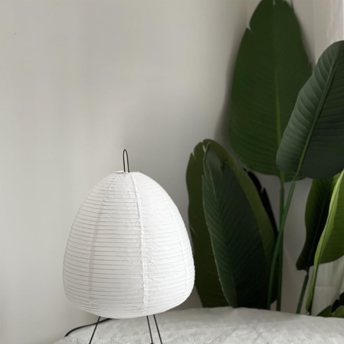 Creative Paper Table Lamp Minimalist Style Paper Night Light Cozy Bedside Lamp Table Lighting Decorative Table Lamp Mood Table Light for Bedroom,Living Room