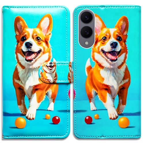 Étui portefeuille Galaxy S25 Edge rabat clapet cuir