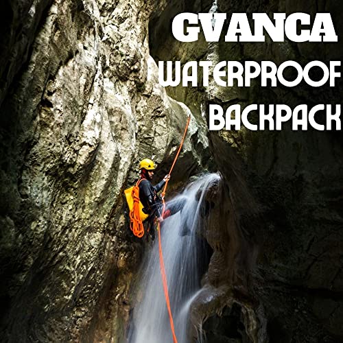 Mochila Bolsa Seca Impermeable para Kayak 55L Amarilla miniatura 6