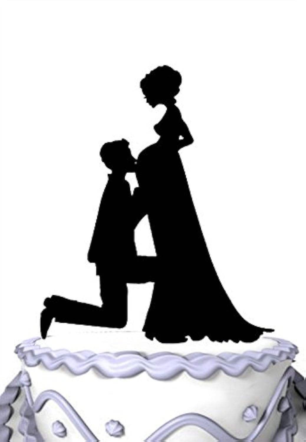 Wedding Cake Topper Meijiafei Bride And Groom With Their Child Girl ...