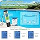 Gisnpa pH Wert Messgerät Pool, 7 In 1 pH/Tds/Ec/ORP/S.G/Salt/Temp Wert Messgerät Mit Atc & Lcd Hintergrundbeleuchtung, Wassertester für Trinkwasser, Wassertester für Pools, Pool Salzgehalt Messen