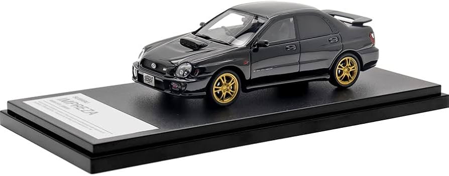 Hi Story 1/43 Subaru IMPREZA WRX STi (2001) Midnight Black Mica