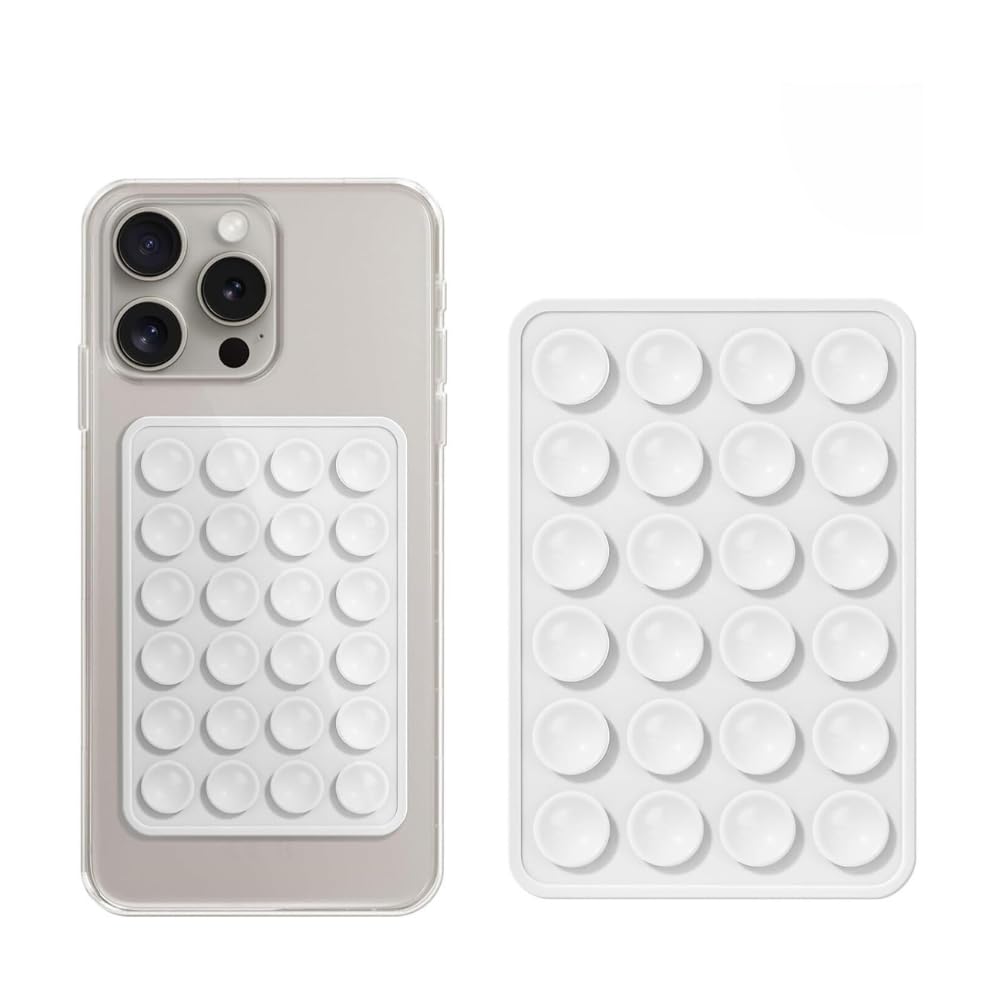 LV Silicone Suction Phone Case Adhesive Mount, Hands-Free Mobile Accessory Holder back of phone for Selfies and Videos Phone cup Gripper Stickers On The Wall Silicone Phone Sticky Grip