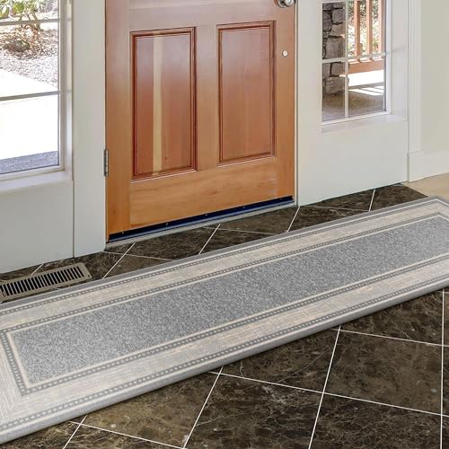 Ottomanson OTH2203-2X7 Machine Washable Bordered Design Non-Slip Rubberback 2X7 Traditional Runner Rug For Hallway, Kitchen, Bedroom thumb #10