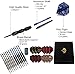 WINSDART Darts Metal Tip Set Professional Metal Darts for Dartboard Steel Tip Darts with Nonslip Iron Barrel Aluminum Dart Shafts,Extra Flights,Dart Sharpener,Gift Box