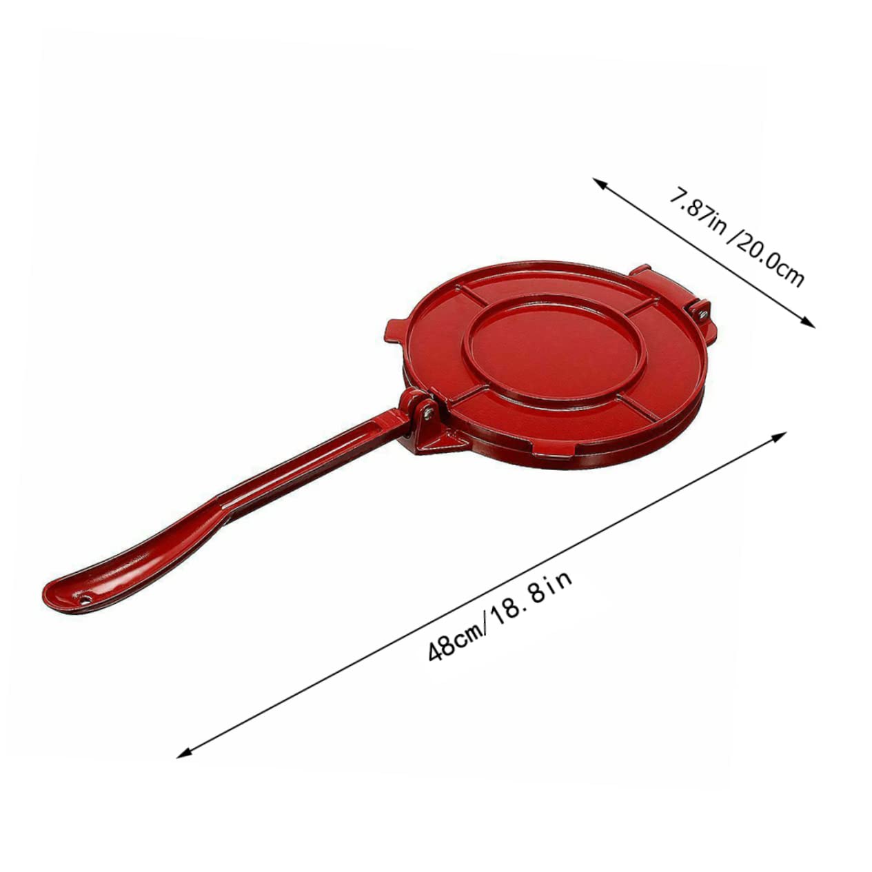 Alipis Aluminum Tortilla Press Shape Tortilla Maker Easy to Clean Kitchen Tool for Home and