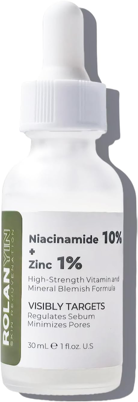 Niacinamide 10% + Zinc 1% Serum for Oil Control and Acne Treatment