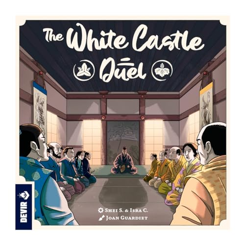 Image of Devir - The White Castle: Duel Board Game, Two Player Strategy Euro Game Set in Feudal Japan for Adults & Teens, Age +10, 2 Players, 30 Playtime, Multi-Language