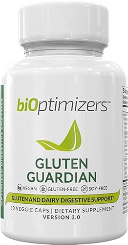 Bioptimizers - Masszymes Digestive Enzymes (250 Capsules) And Gluten Guardian (90 Capsules) Supplement Bundle #TOP2