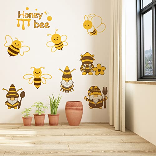 PLIGREAT Bumble Bees Wall Stickers, Peel and Stick Wall Decals